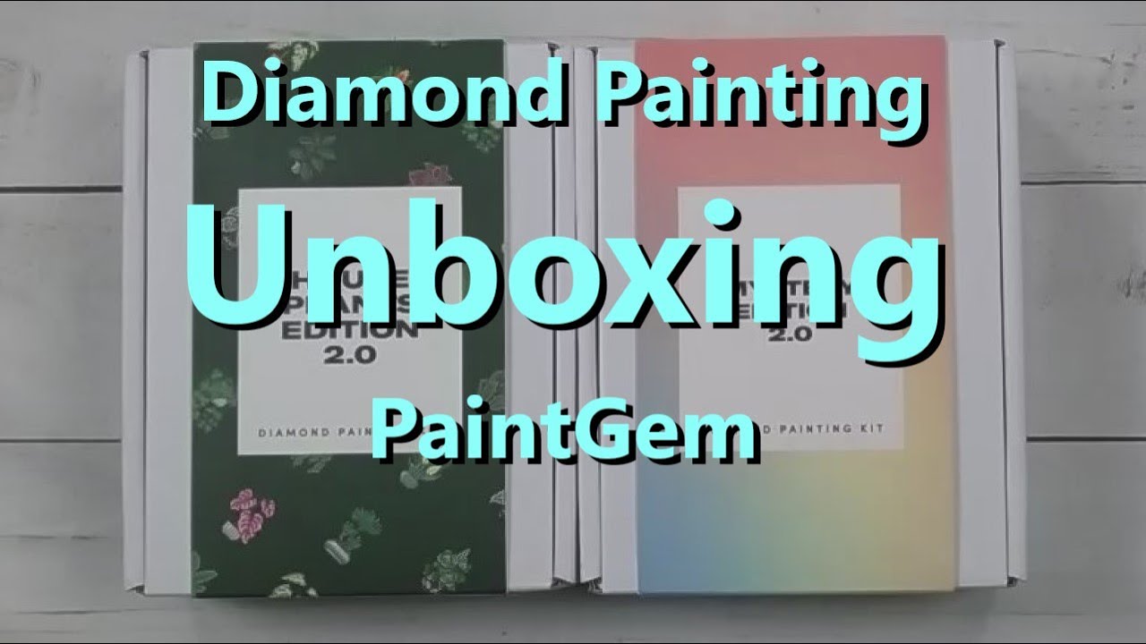 Diamond Painting Unboxing - PaintGem - Houseplants and Mystery 2