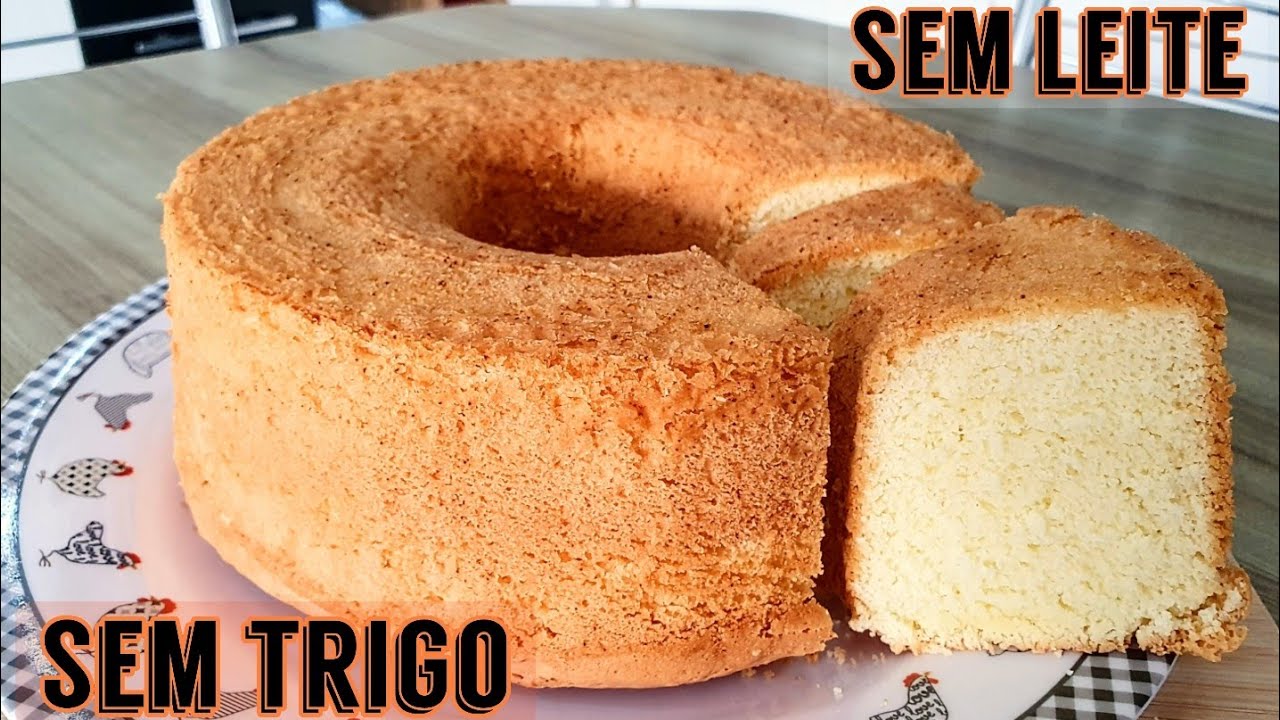 BOLO DE MAIZENA FOFINHO / SEM TRIGO E SEM LEITE