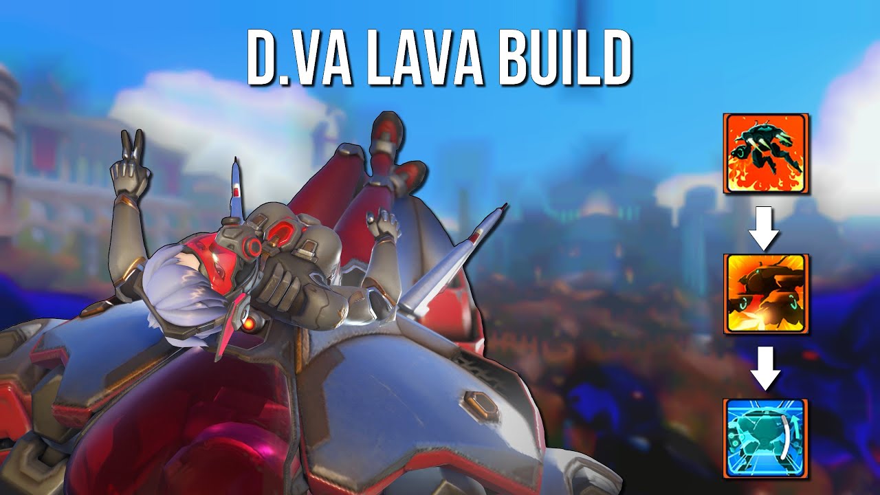 This D.Va Build MELTS The ENEMY TEAM🔥| D.Va Lava Build | Overwatch 2 Stadium #overwatchstadium #ow2
