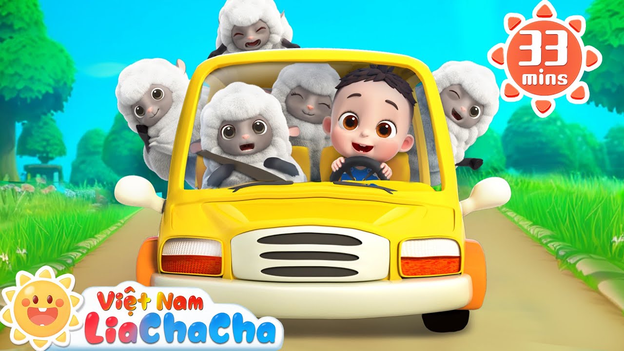 🐑 Năm chú cừu nhỏ 🐏 Trang trại những chú cừu | LiaChaCha - Ca Nhạc Thiếu Nhi Việt Nam