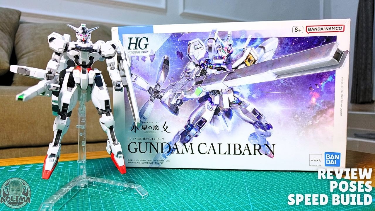 HG GUNDAM CALIBARN 1/144 | REVIEW, SPEED BUILD, POSES