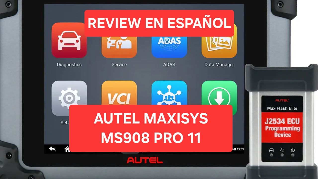 Escaner de gama alta autel maxisys ms908 pro 11