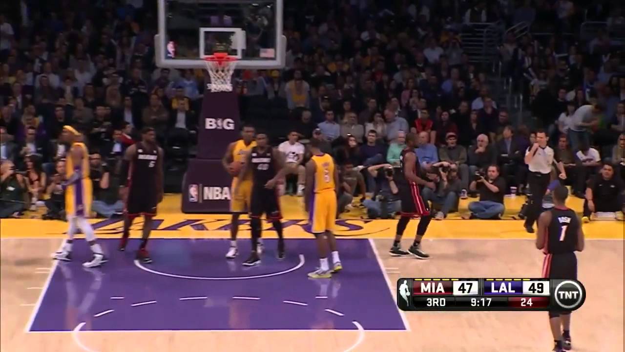 Dwyane Wade 27 pts (nice dunks, great defense on Kobe Bryant) vs Lakers full higlights 01/17/13 HD