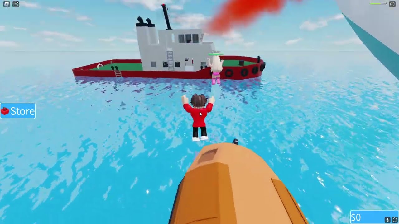 Trapped on a SINKING SHIP With MY CRAZY FAN GIRLS in Roblox…