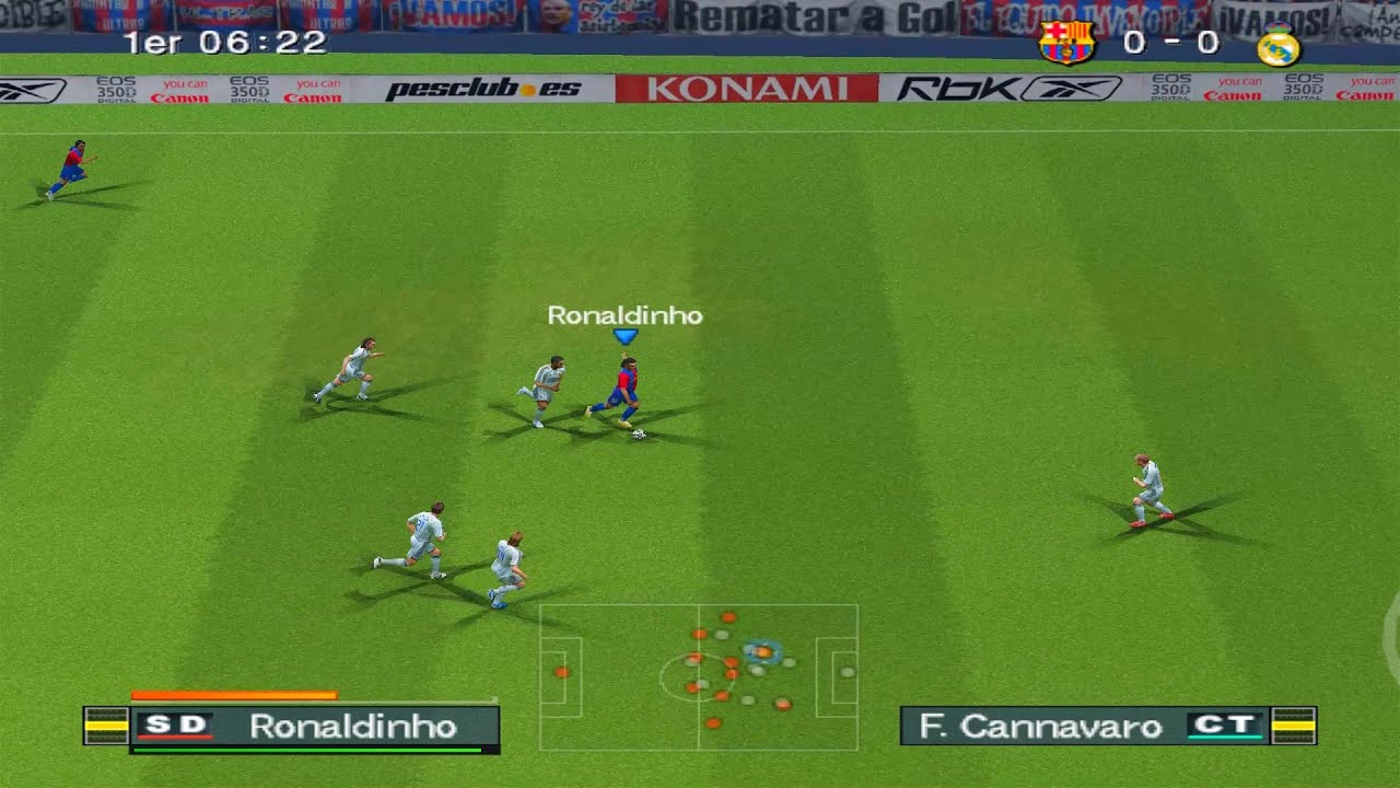 PES 6 | Goles de Ronaldinho