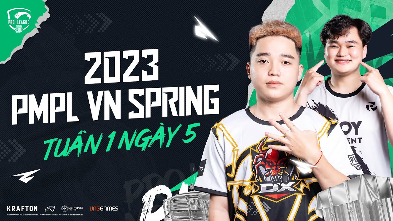 🔴[VN] 2023 PMPL VIETNAM W1D5 | SPRING | AI SẼ THỐNG TRỊ BXH TUẦN 1?