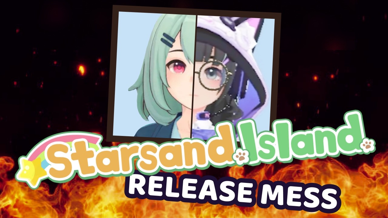the absolute dumpster fire that has been Starsand Island Release 👹