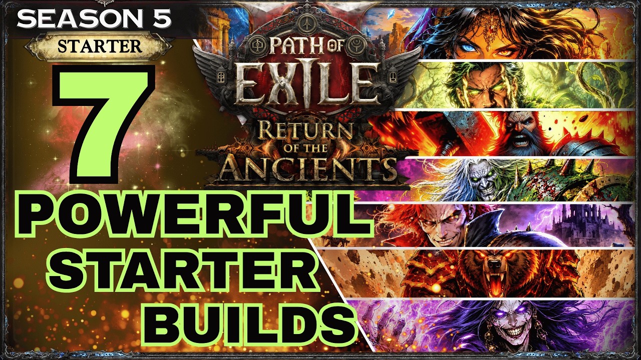 [0.5] 7 МОЩНЫХ СТАРТОВЫХ БИЛДОВ ДЛЯ PATH OF EXILE 2 &mdash; RETURN OF THE ANCIENTS &mdash; PoE 2 Билды