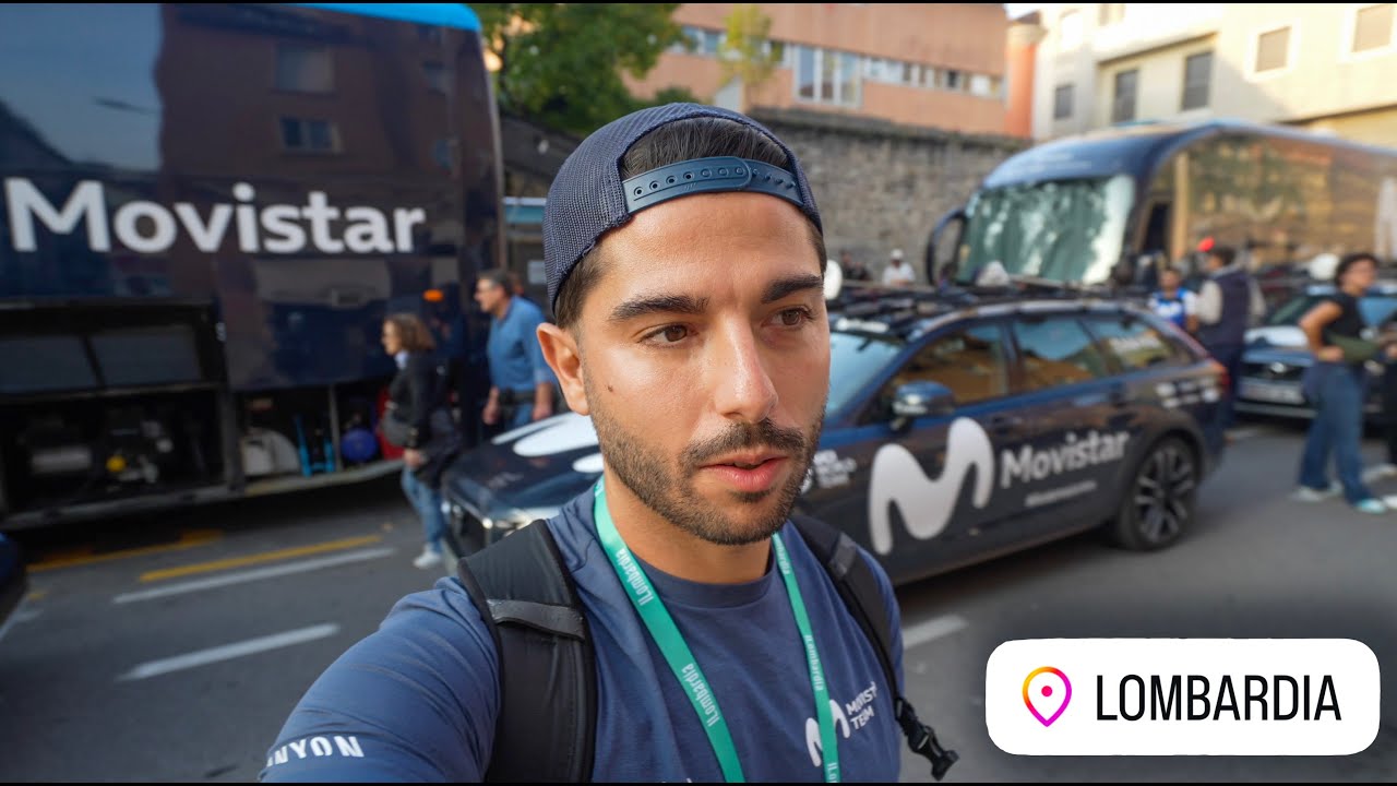 CASI ME ATROPELLAN en EL GIRO DE LOMBARDIA 😮&zwj;💨