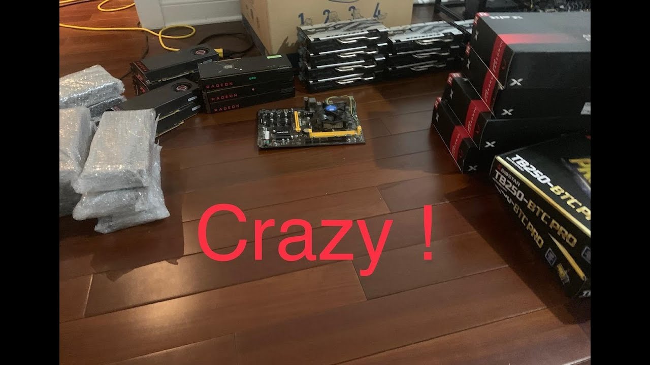 INSANE MINING EQUIPMENT HAUL!!! RADEON VII, VEGA 64, RX 580!!! NEW PROJECTS!!!!