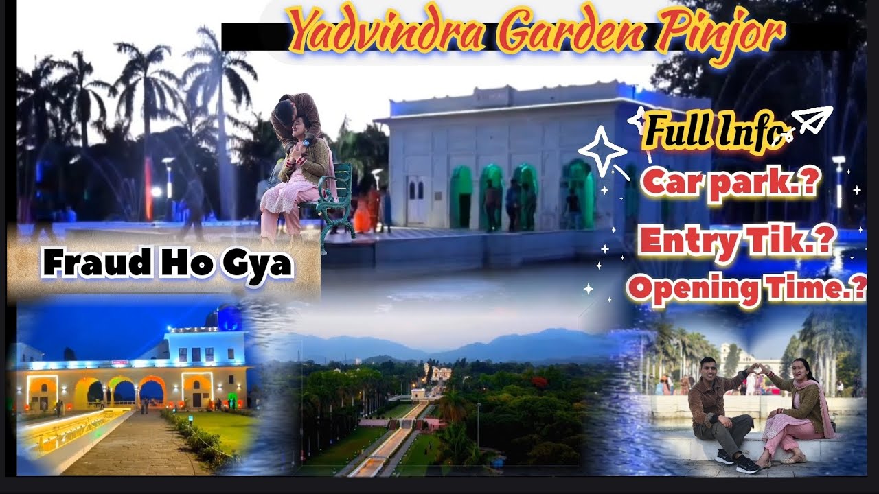 Yadvindra Garden Pinjor // Pinjor Garden Chandigarh // Full Explore Video // पिंजैर बाग // #vickyogi