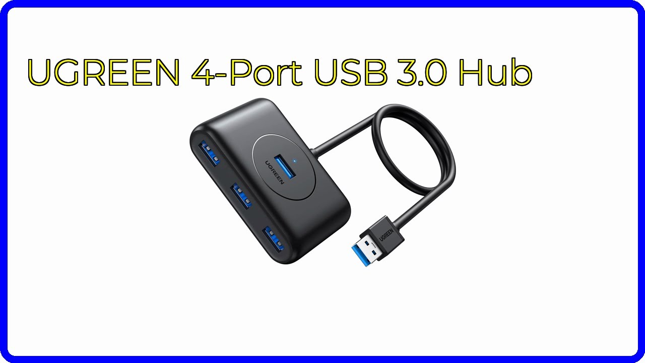 REVIEW (2026): UGREEN 4-Port USB 3.0 Hub. ESSENTIAL details.