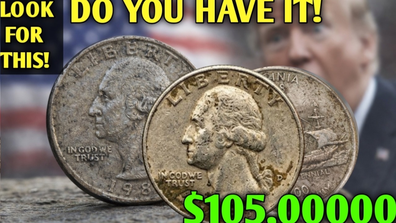 Top 3 Washington Quarters Worth Money 💰 1980-D, 1983-P & 1986-D Quarter Dollar