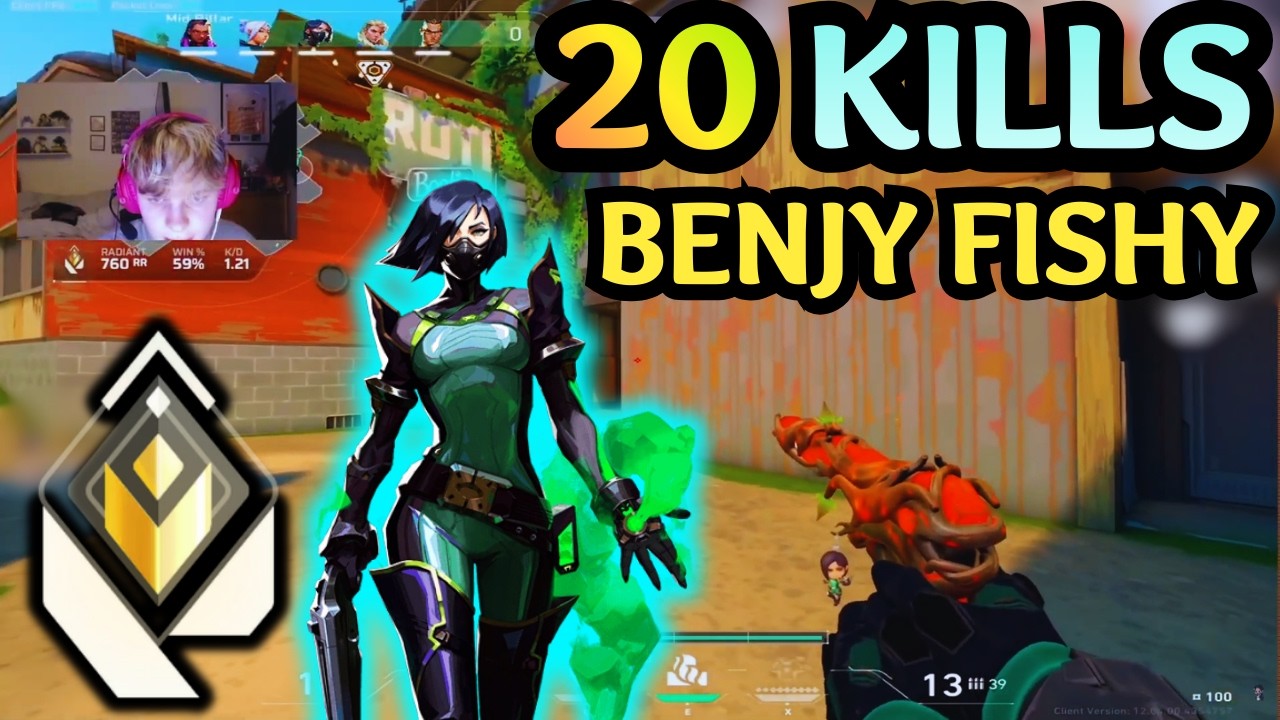 🔥 BENJYFISHY VIPER 20 KILLS MVP — Breeze Map 🔥 | Valorant VOD