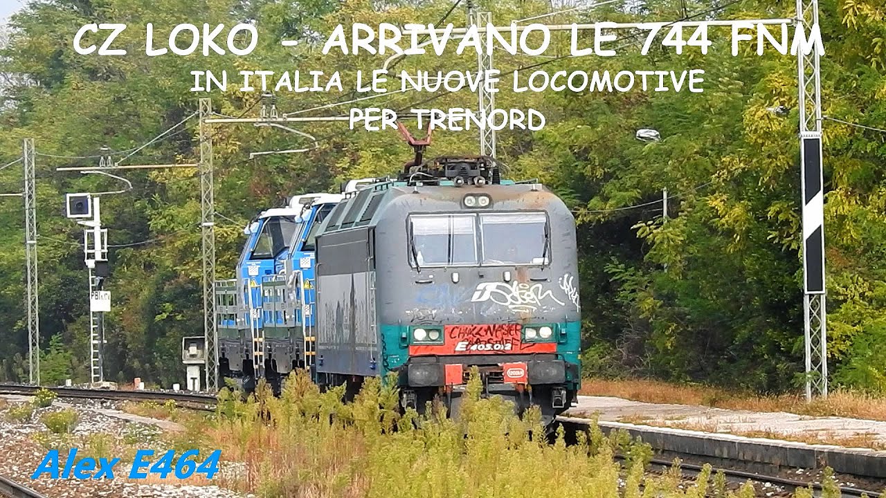 CZ LOKO - ARRIVANO LE 744 PER FERROVIENORD