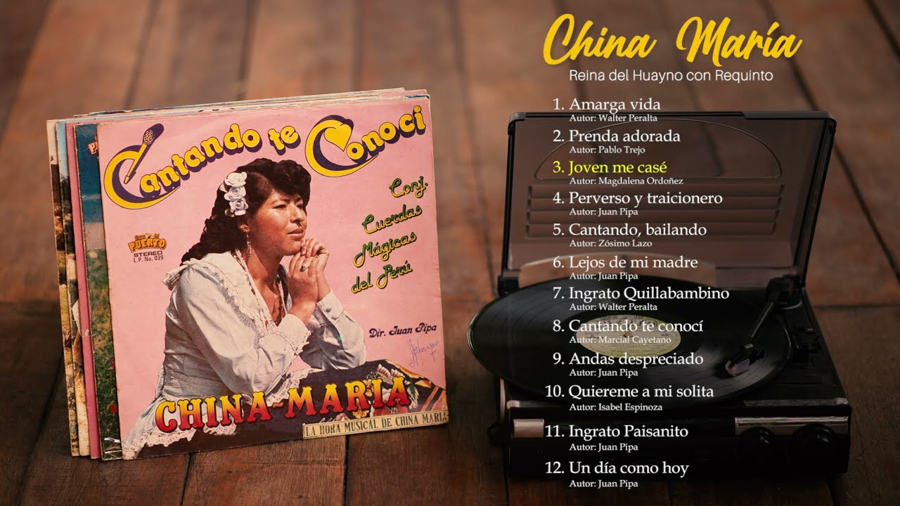 1982 - Segundo Long play / Cantando te conoc&iacute; / China Mar&iacute;a