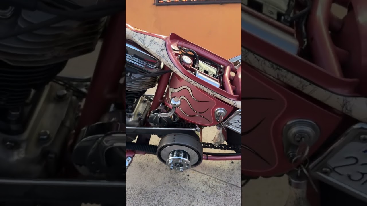 Custom Panhead Chopper details #DicEtv
