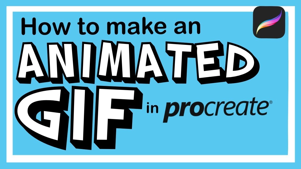 How To Make Animated GIFs w/ Procreate!