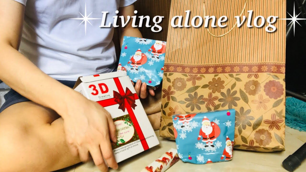 Living alone vlog: Early christmas presents | what i got for christmas | Vlogmas 🎁🎄
