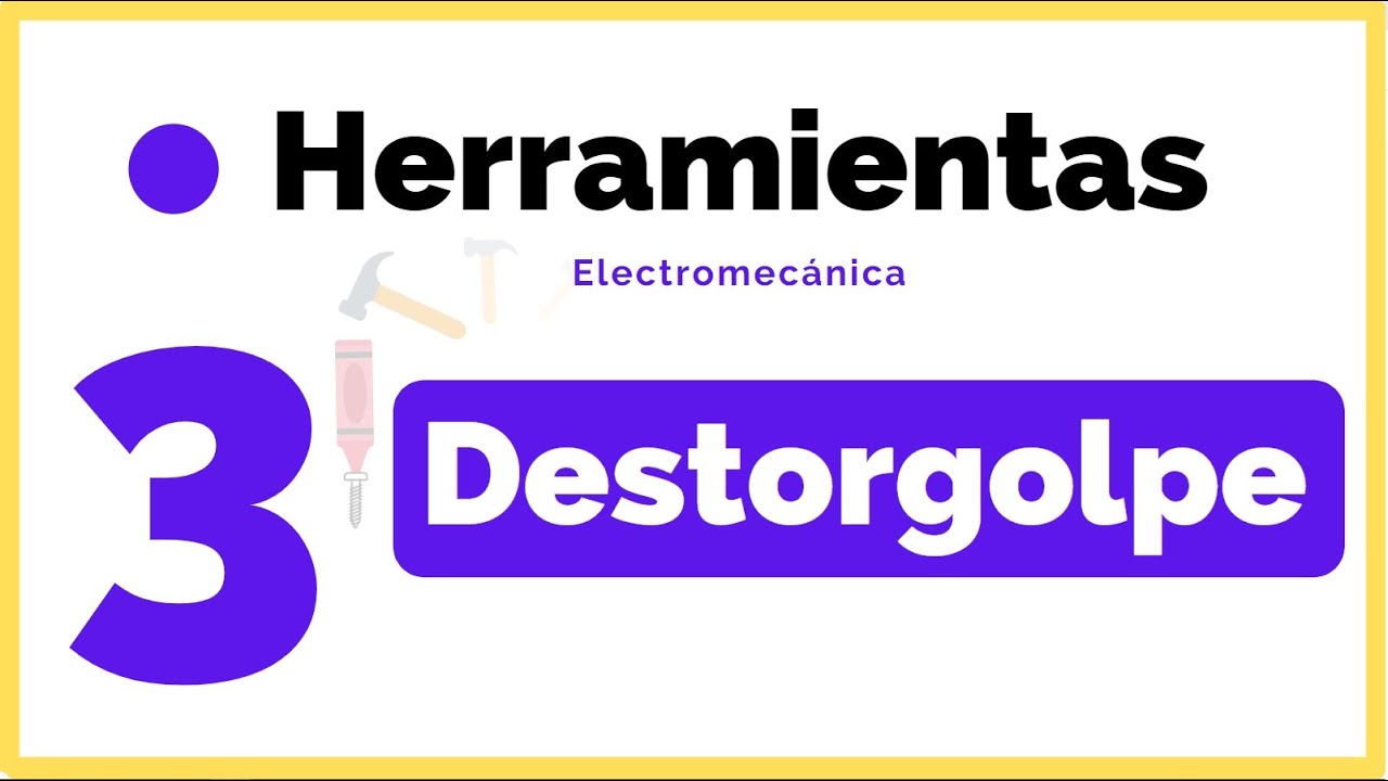 Destornillador de [IMPACTO 📌🔨 o DESTORGOLPE] en el taller de electromecánica #3