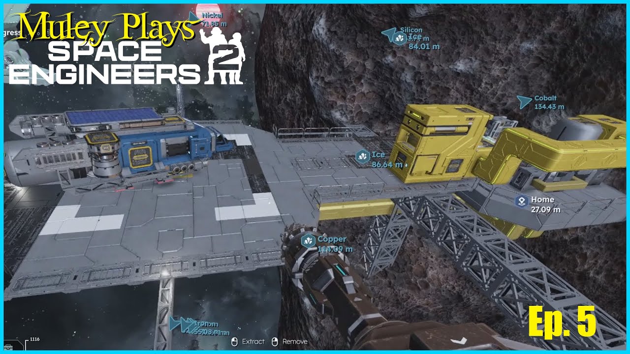 Space Engineers 2 Alpha VS2 - Эпизод 5 - Подходящая стартовая платформа