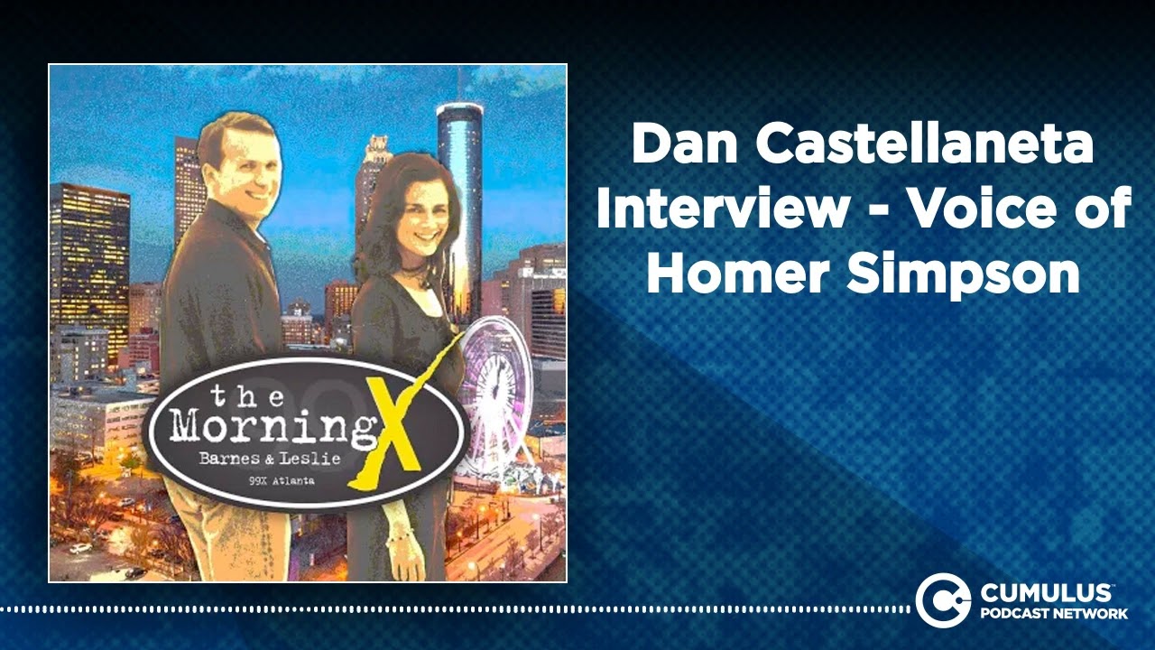 Dan Castellaneta Interview - Voice of Homer Simpson | The Morning X with Barnes & Leslie