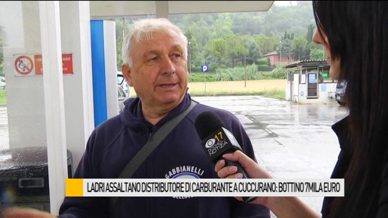 Ladri assaltano un distributore di carburante a Cuccurano