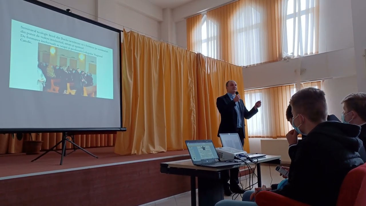 Seminarul liceal „Sf. Iosif” din Bacău - Zi vocațională (2.04.2022) - prezentarea programului
