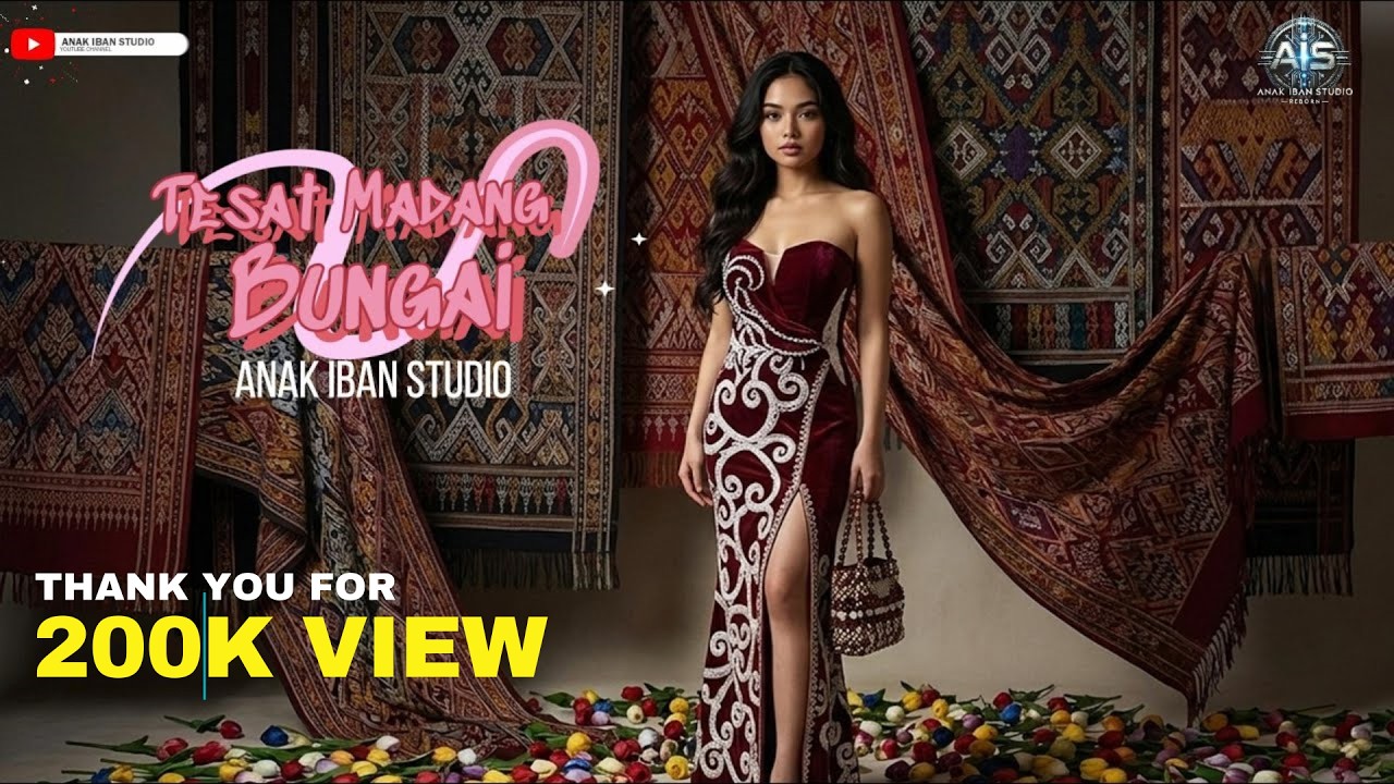 TESAT MADANG BUNGAI(LYRICS VIDEO) A.I.S  #fypシ゚viral #trending  #lagubaruiban