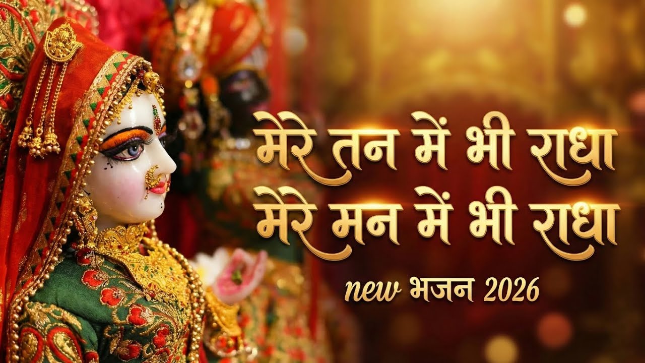 मेरे तन में भी राधा मेरे मन में भी राधा 💖 न्यू भजन 2026 🚩