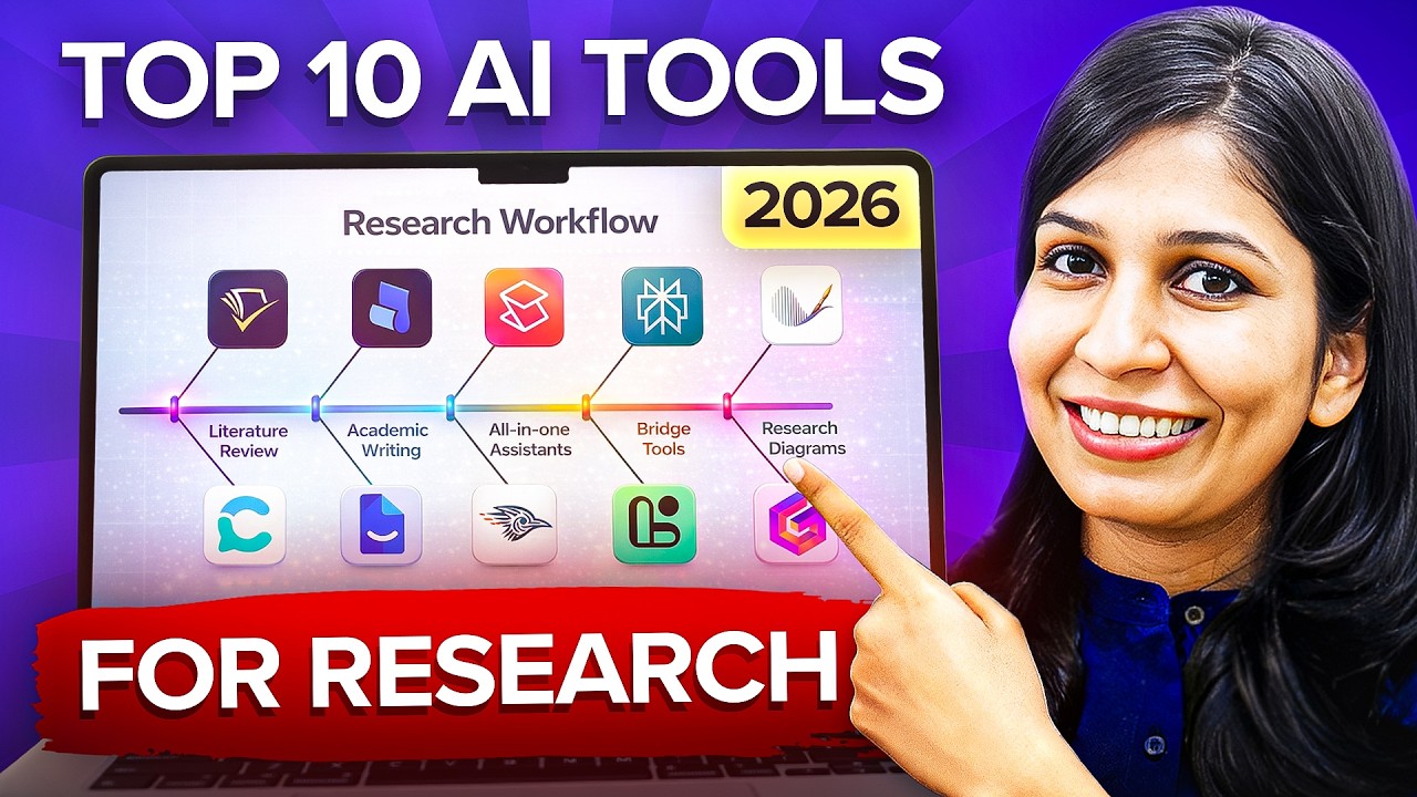Top 10 AI Tools for Researchers in 2026 - MUST WATCH!