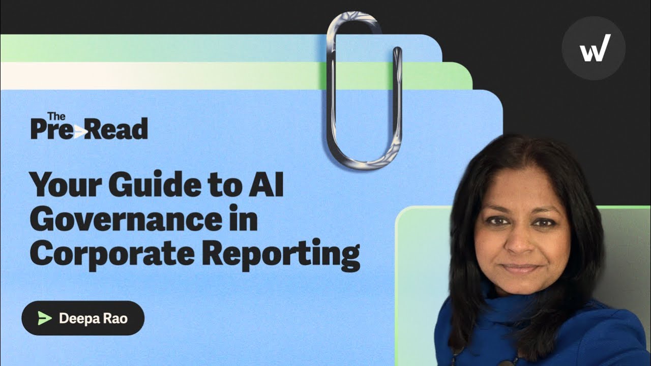 Your Guide to AI Governance in Corporate Reporting | The Pre-Read