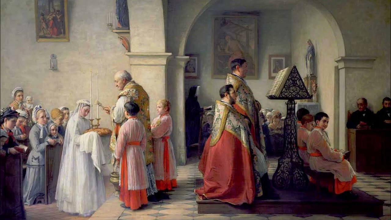 Gloria de la messe du VIeme ton (plain-chant et orgue)