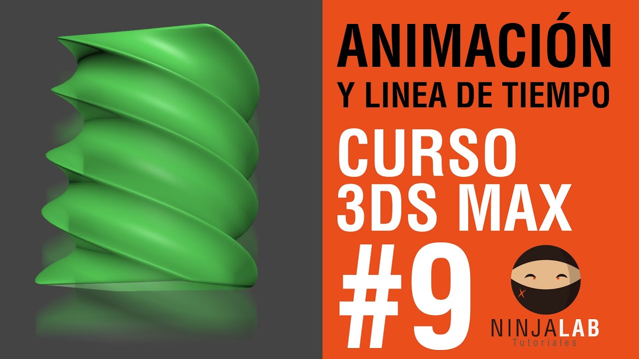 ANIMACIÓN Y LINEA DE TIEMPO PRINCIPIANTES 3DS MAX / PARTE #9
