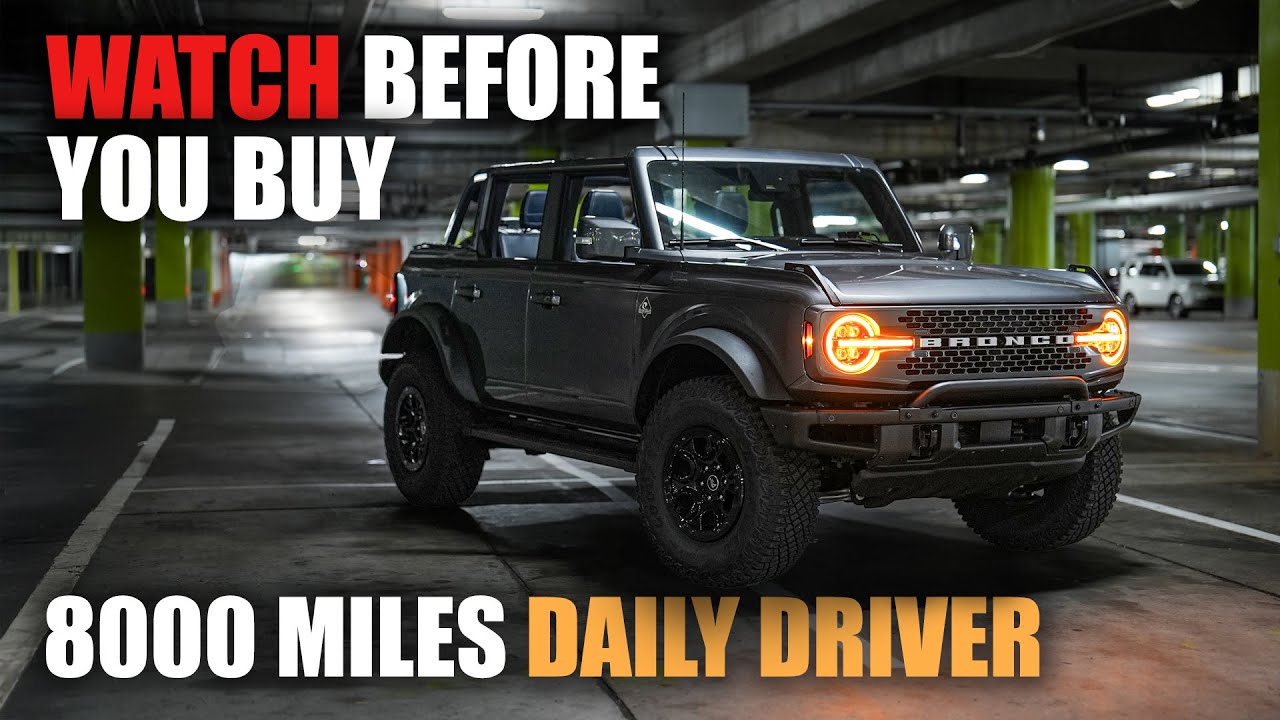 Подходит ли Ford Bronco 2025 года для ежедневной езды? — Обзор 23 OBX с пробегом 8000 миль