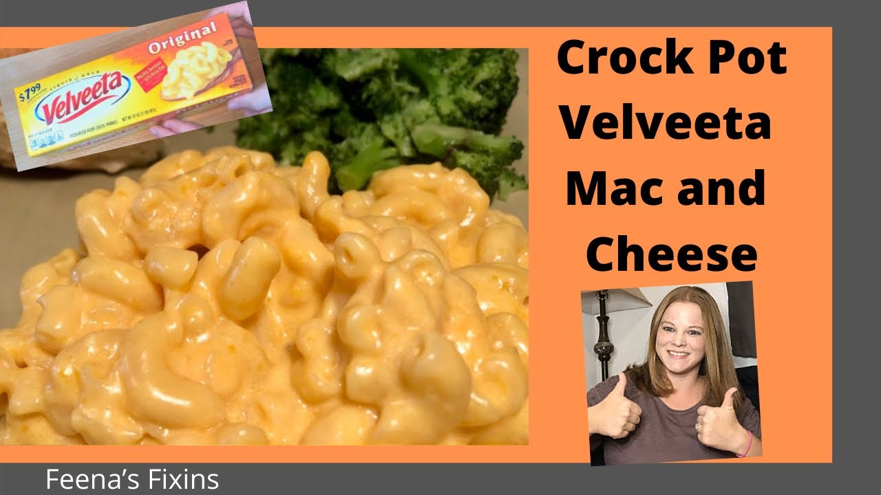 Crockpot Velveeta Mac and cheese! - the BEST gourmet Mac and cheese! Yum!
