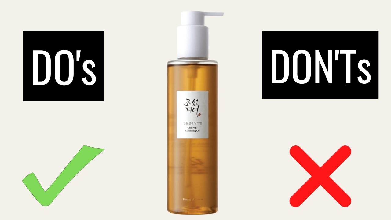 How To Use Beauty of Joseon Cleansing Oil