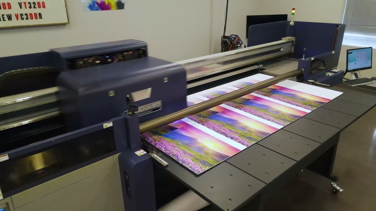 VKH900-HS UV LED High Production Hybrid Printer from Vanguard Digital