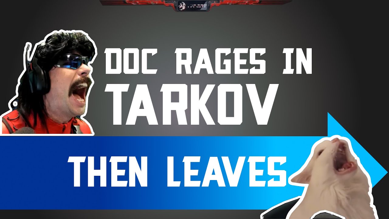 Dr Disrespect RAGES in TARKOV slams desk and leaves