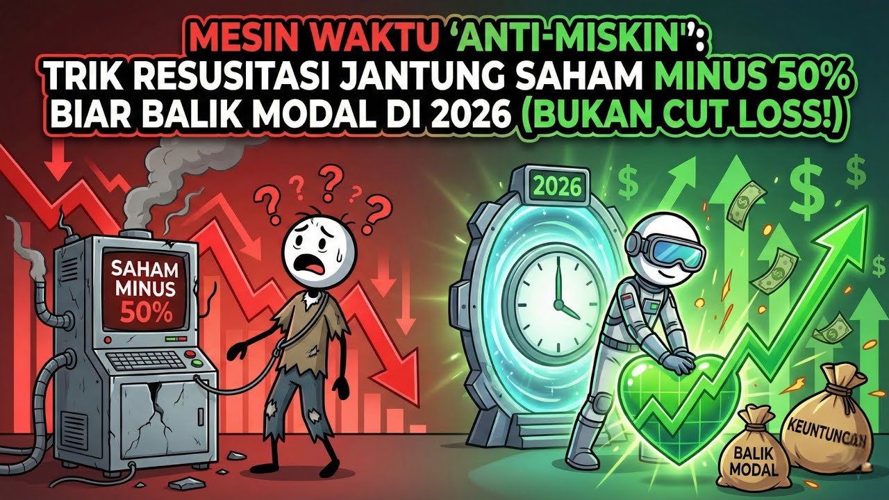 Mesin Waktu 'Anti-Miskin': Trik Resusitasi Jantung Saham Minus 50% Biar Balik Modal di 2026