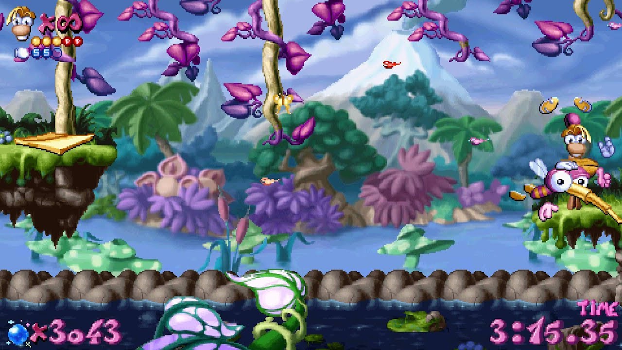 [SPEEDRUN] Rayman Redemption - Anguish Lagoon Any% - 3:15.35 WR