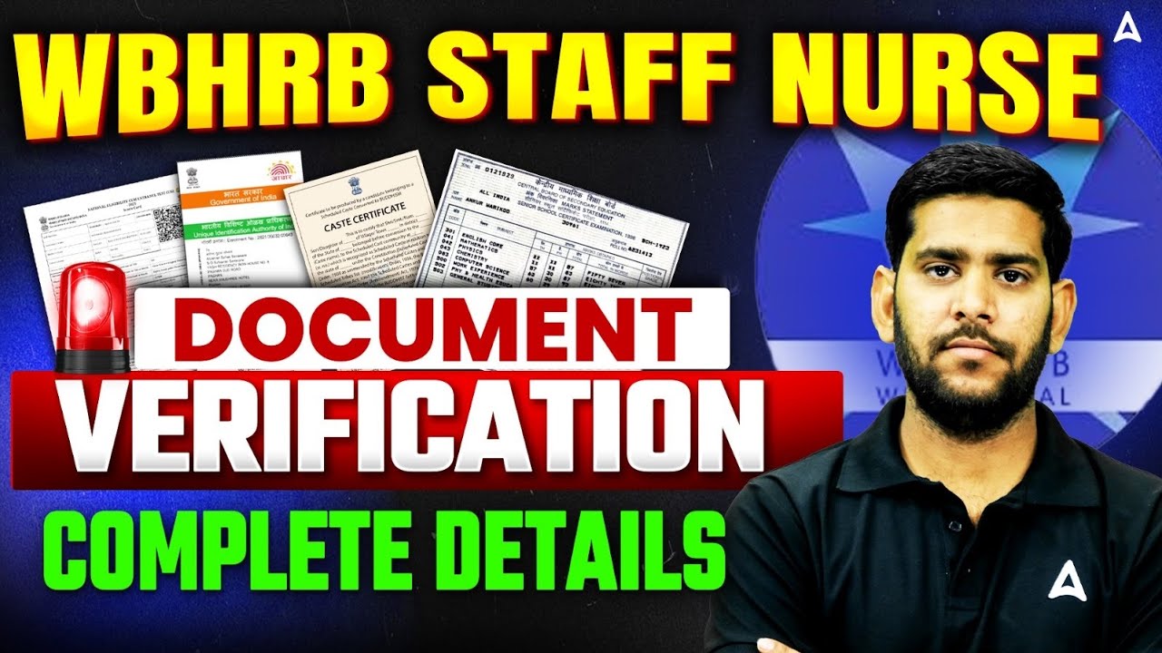 WBHRB Staff Nurse Document Verification 2026 | West Begal Staff Nurse DV | WBHRB New Update #WBHRB