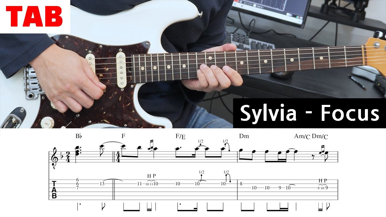 Focus - Sylvia - Guitar Tab | Lesson | Cover | Tutorial