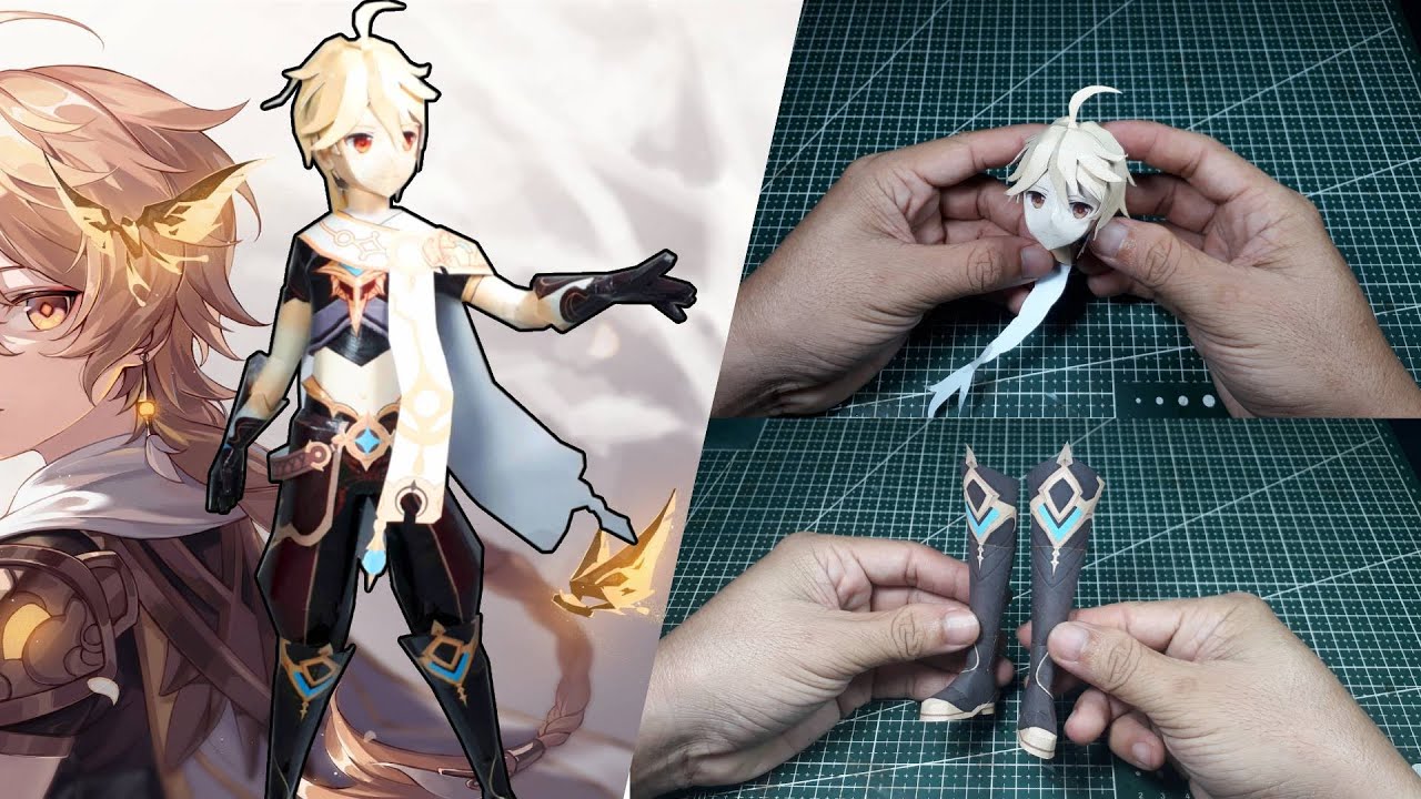 Genshin impact  (原神）| Figures Making | AETHER | Papercraft