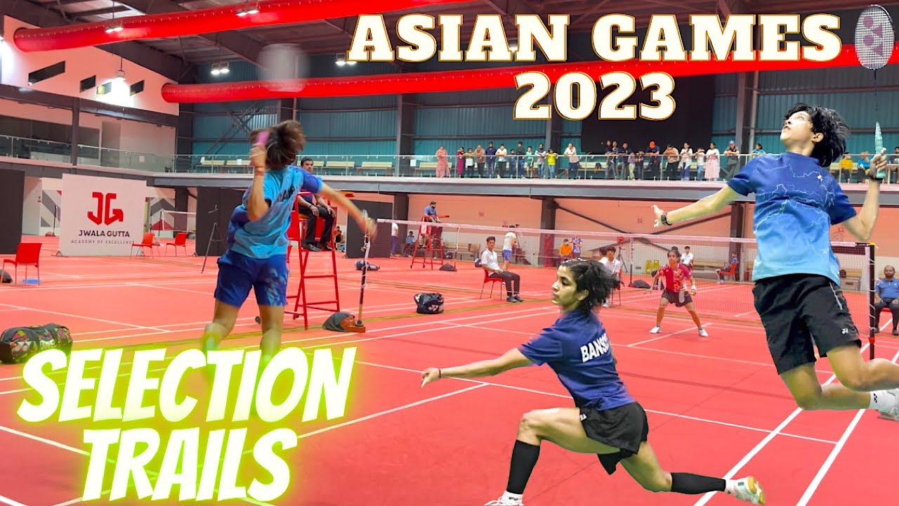ASHMITA CHALIHA Vs MALVIKA BANSOD || Asian Games 2023 - Selection Trails || Jwala Gutta Academy