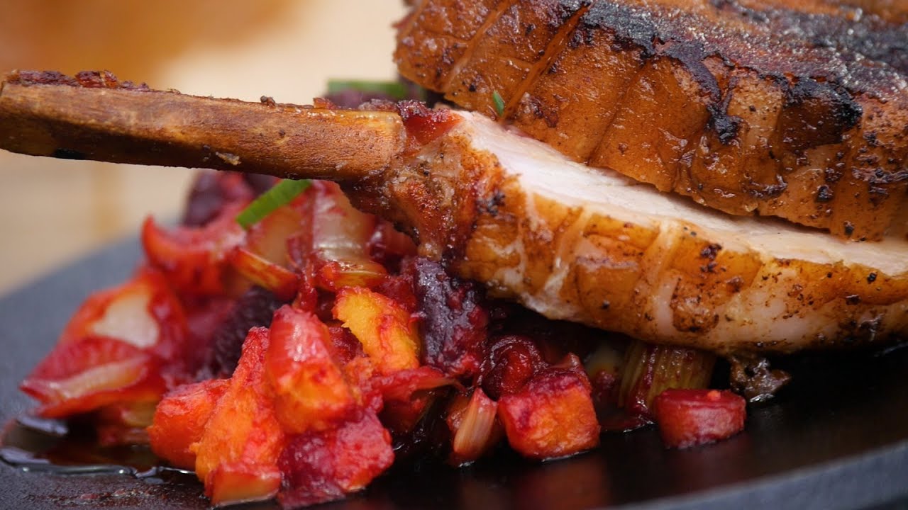 Pork Tomahawk Steak - Grilled to perfection !!!
