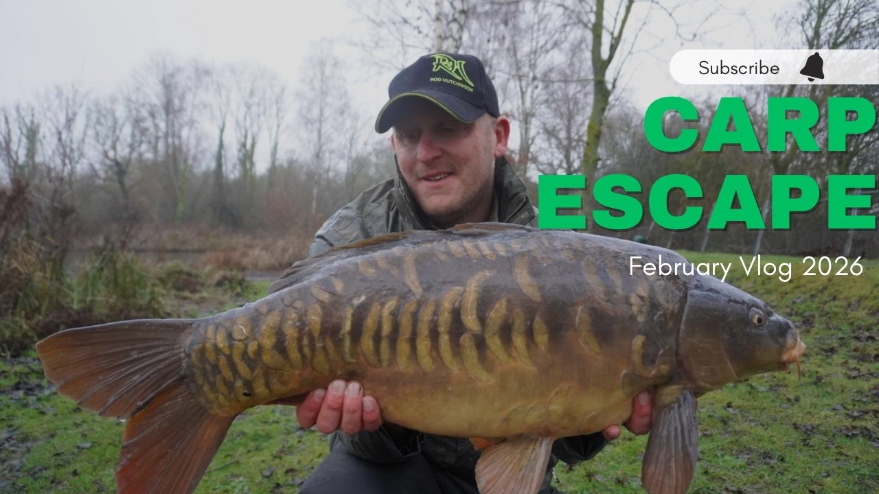 February Vlog | Suffolk water park | Foxearth fisheries | Carp fishing 2026 | Carp escape
