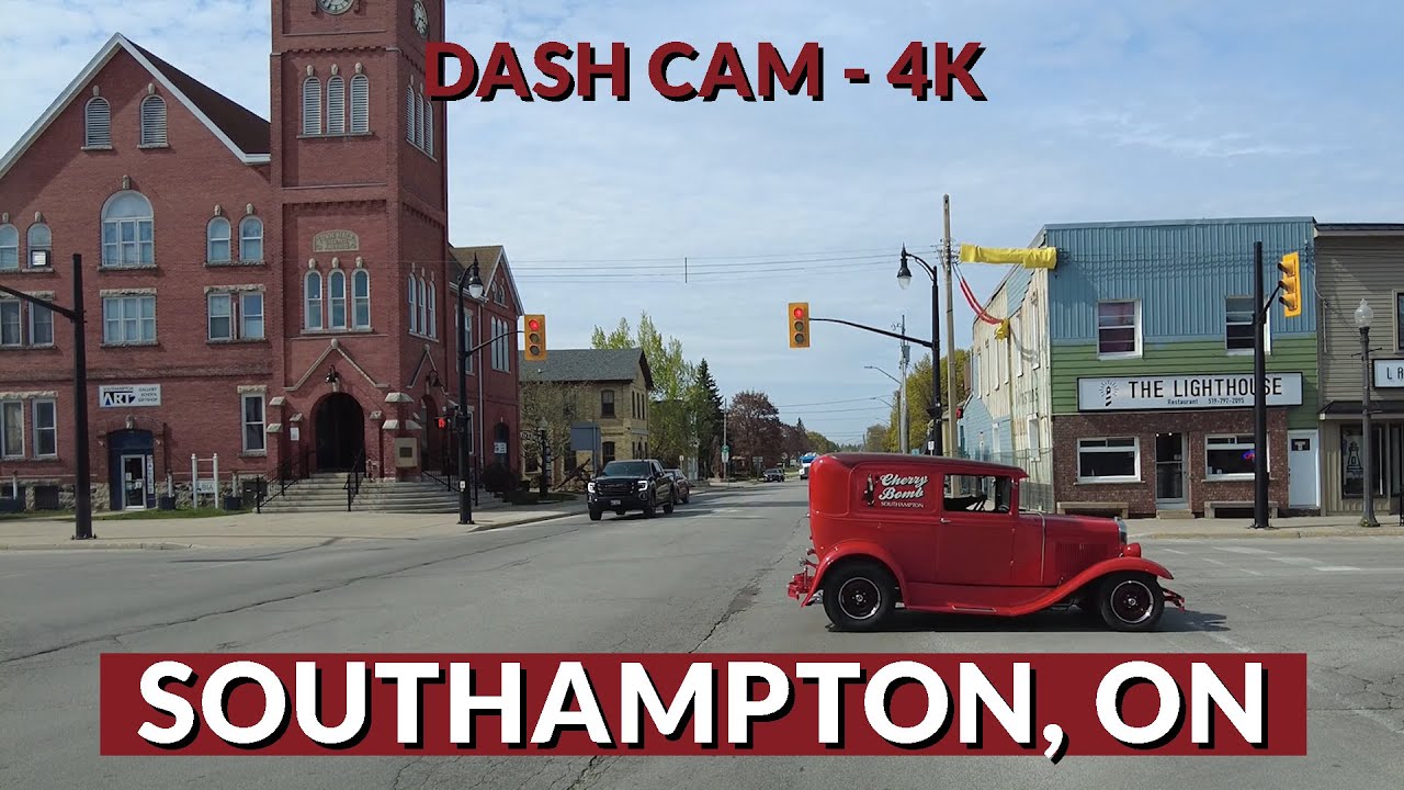 Southampton, Ontario 4K Drive: Coastal Elegance and Scenic Beauty