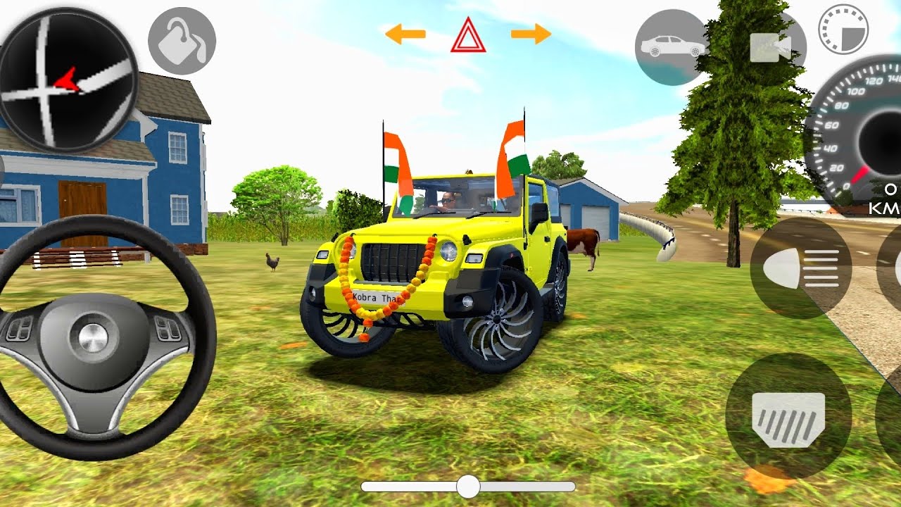 Modified Mahindra Thar😈Games:Indian Black Thar (Gadi Wala Games) Car Game Android Game - #2025