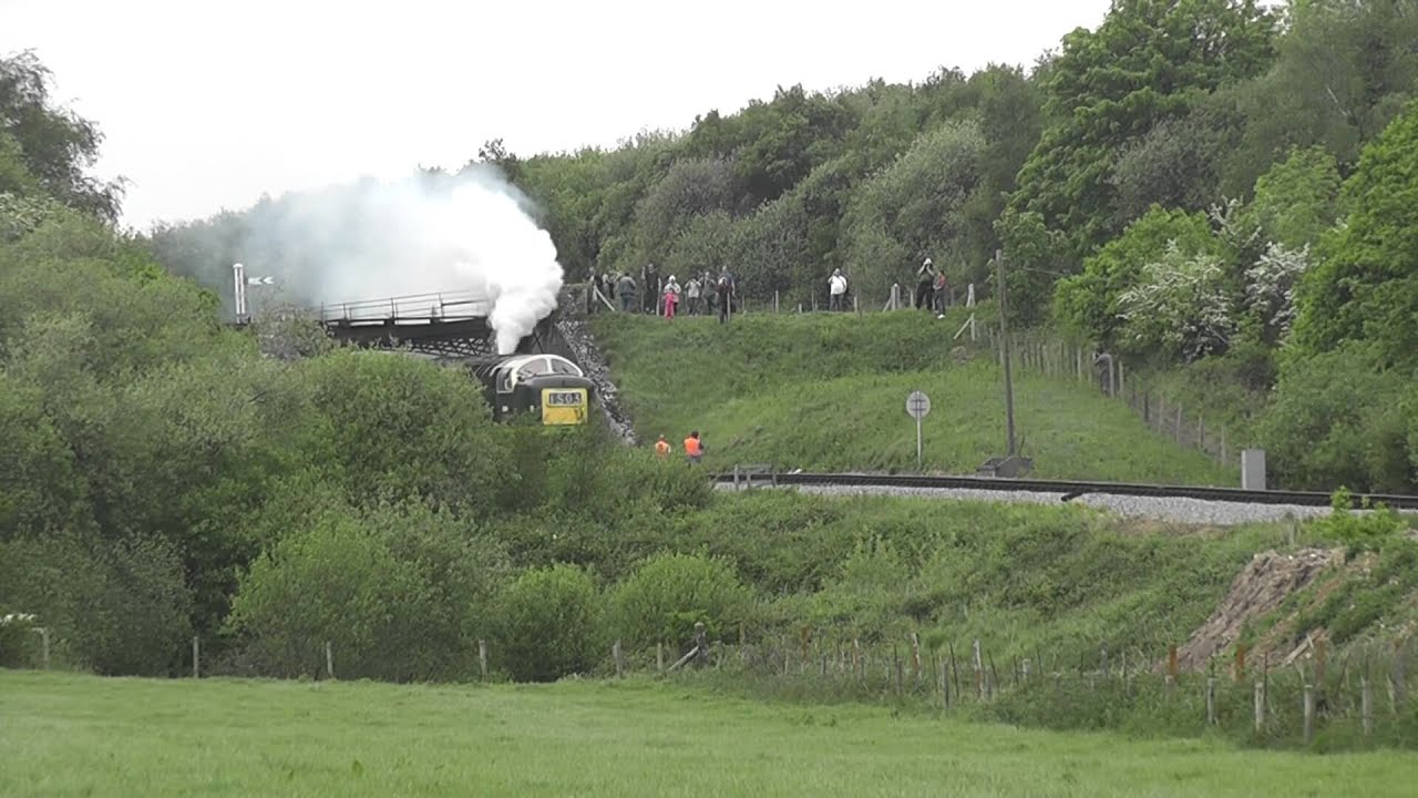 (HD) Deltic D9009 'Alycidon' MEGA Clag, Out Of Norden, Hellfire!